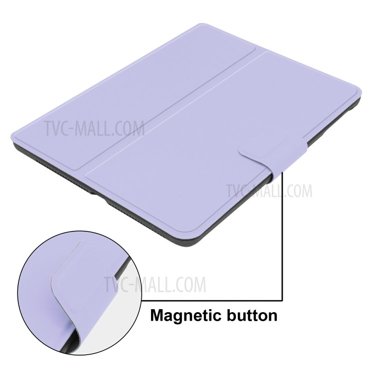 PU Leather Stand Tablet Case with Pen Slot for Apple iPad 9.7-inch (2018)/(2017) - Purple-6