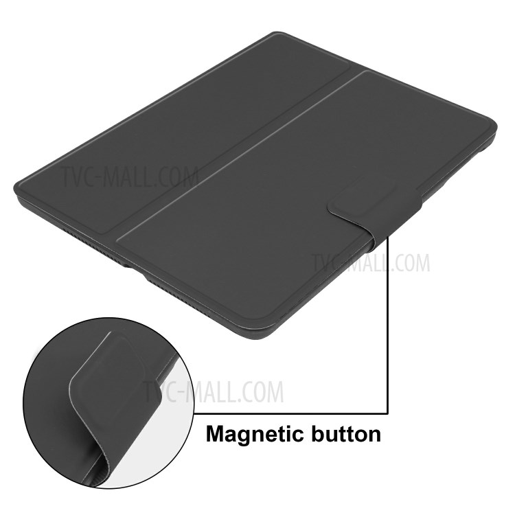 PU Leather Stand Tablet Protective Case with Pen Slot for Apple iPad 10.2 (2019) - Black-6