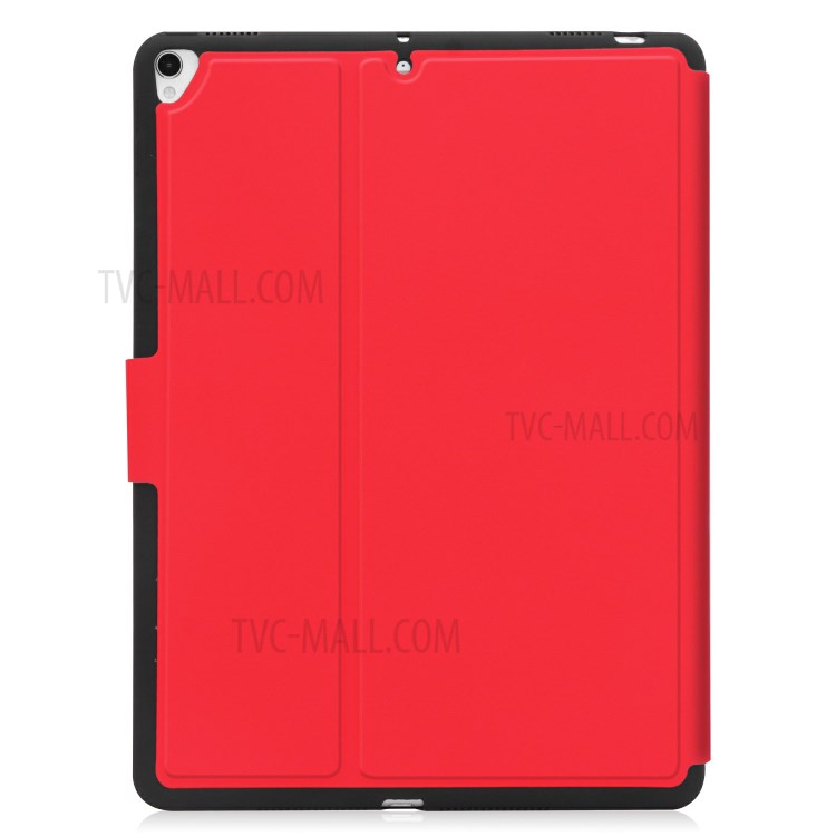 PU Leather Stand Tablet Protective Case with Pen Slot for Apple iPad 10.2 (2019) - Red-2