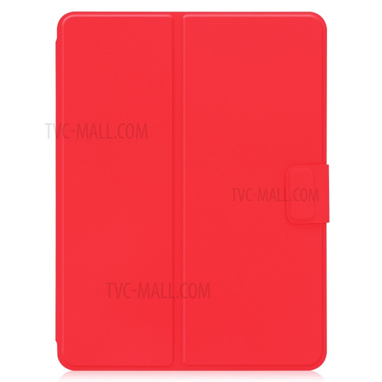PU Leather Stand Tablet Protective Case with Pen Slot for Apple iPad 10.2 (2019) - Red-3