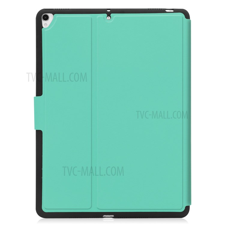 PU Leather Stand Tablet Protective Case with Pen Slot for Apple iPad 10.2 (2019) - Cyan-2