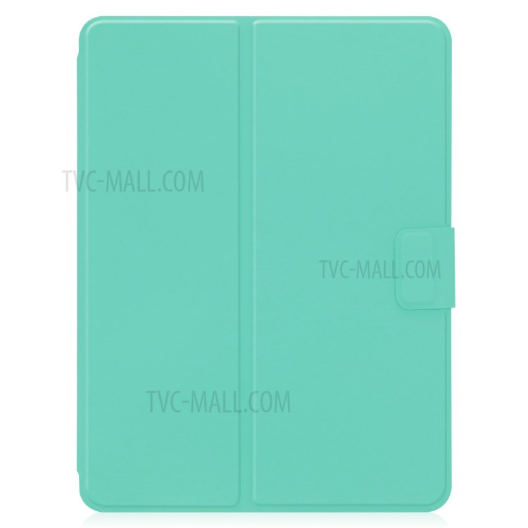 PU Leather Stand Tablet Protective Case with Pen Slot for Apple iPad 10.2 (2019) - Cyan-3