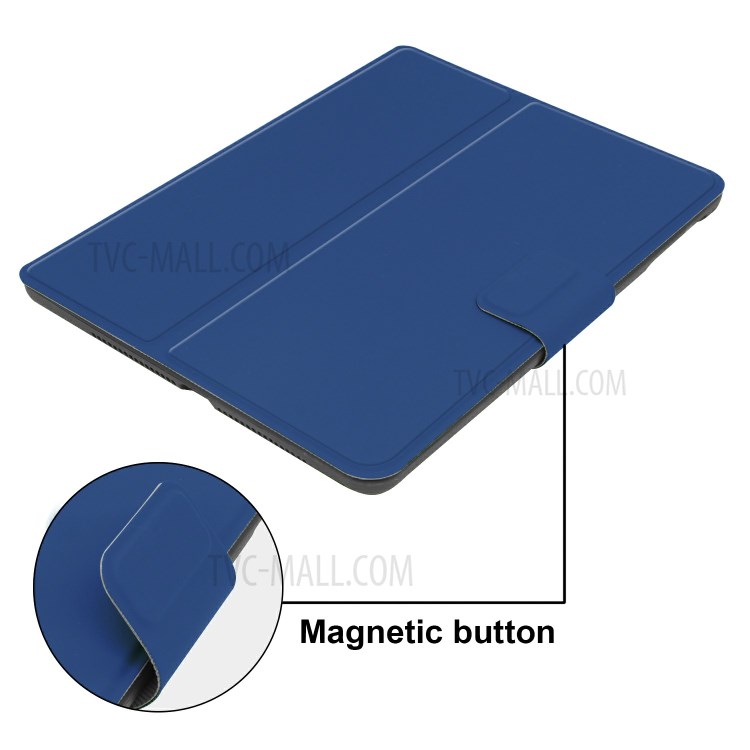 PU Leather Stand Tablet Protective Case with Pen Slot for Apple iPad 10.2 (2019) - Blue-6