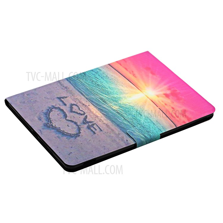 Pattern Printing Card Slots Stand Flip Leather Protective Cover for iPad Pro 11-inch (2020)/(2018) - Seaside Love-4