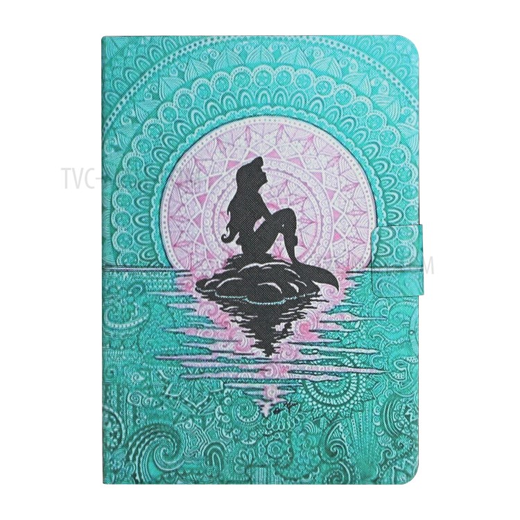 Pattern Printing Card Slots Stand Flip Leather Protective Cover for iPad Pro 11-inch (2020)/(2018) - Girl-2