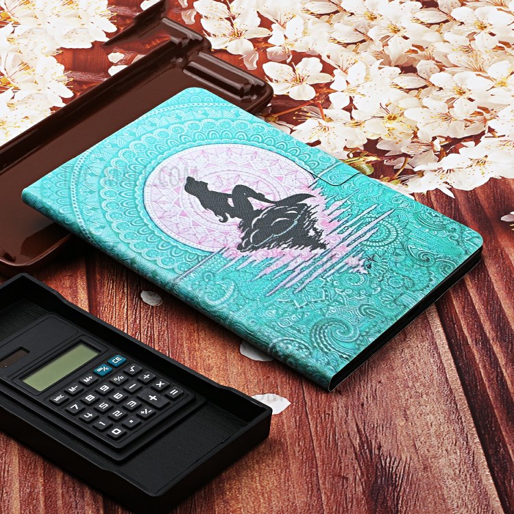 Pattern Printing Card Slots Stand Flip Leather Protective Cover for iPad Pro 11-inch (2020)/(2018) - Girl-8