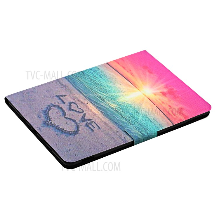 Impression De Motif Avec Étui En Cuir Pour Cartes Pour IPad Air (2013) / IPad Air 2 / IPad 9,7 Pouces (2017) / (2018) - L'AMOUR-4