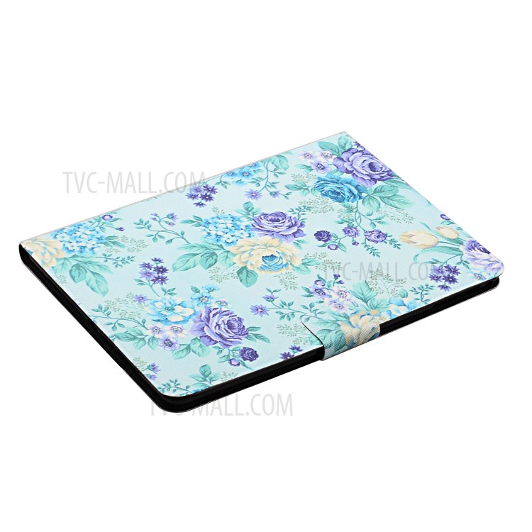 Flower Pattern Printing Card Holder Stand Tablet Shell for iPad mini (2019) 7.9 inch/4/3/2/1 - Vivid Flower-4