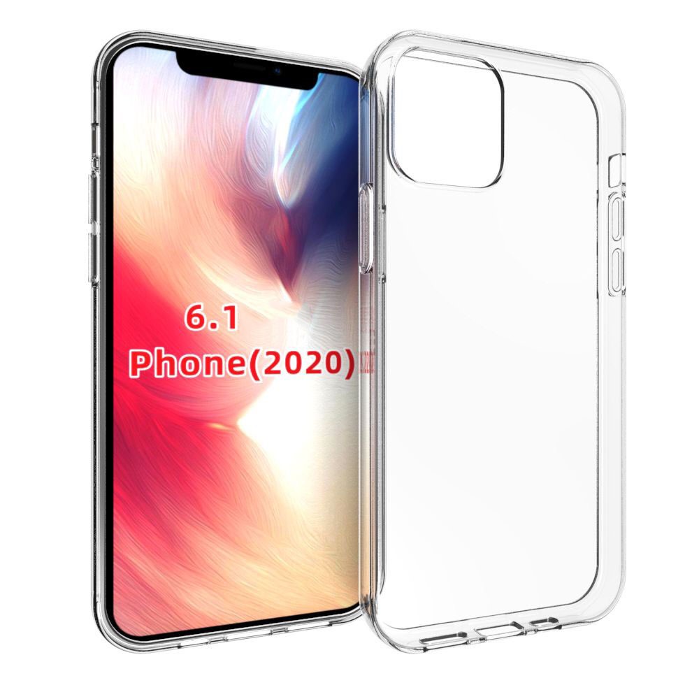 TPU Transparente TPU Anti-fingerprint Telephone Para Iphone 12 Pro 6.1 Pulgadas