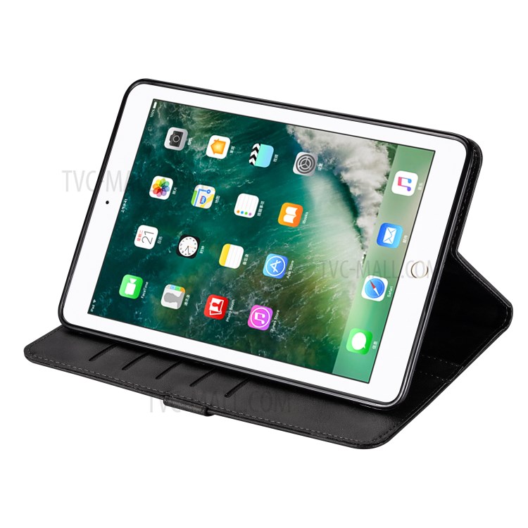 Zipper Pocket with Wallet Leather Tablet Protective Cover for iPad mini (2019) 7.9 inch/4/3/2/1 - Black-5