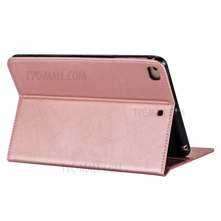 Zipper Pocket with Wallet Leather Tablet Protective Cover for iPad mini (2019) 7.9 inch/4/3/2/1 - Rose Gold-6