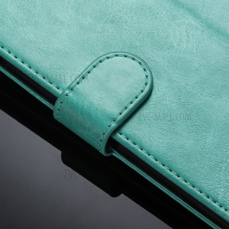 Tablette Cuir Support Porte-monnaie De Poche À Glissière Couvercle Du Boîtier De Protection Pour Ipad 10,2 (2019) / Ipad Air 10,5 Pouces (2019) - Vert-2