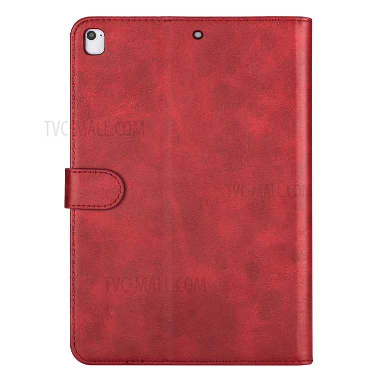 Zipper Pocket Wallet Stand Leather Tablet Protective Case Cover for iPad 10.2 (2019)/iPad Air 10.5-inch (2019) - Red-2
