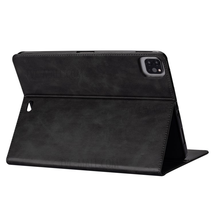 Zipper Pocket Wallet Stand Leather Tablet Protective Case Cover for iPad Pro 11-inch (2018)/iPad Pro 11-inch (2020) - Black-6