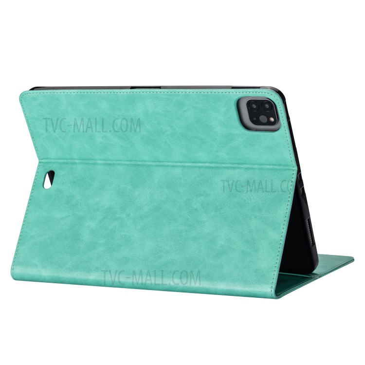 Zipper Pocket Wallet Stand Leather Tablet Protective Case Cover for iPad Pro 11-inch (2018)/iPad Pro 11-inch (2020) - Green-9