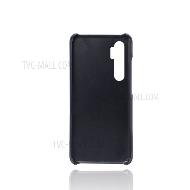 KSQ Double Card Slots PU Leather Coated PC Stylish Case for Xiaomi Mi Note 10 Lite - Dark Blue-3