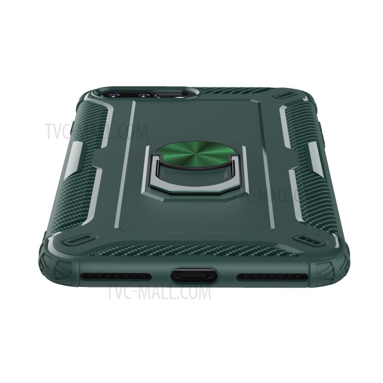Finger Ring Kickstand Shock-resistant TPU Protective Cover for iPhone 8 Plus/7 Plus 5.5 inch - Green-3