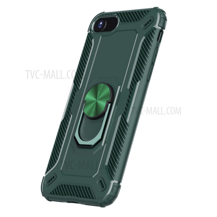 Kickstand Finger Ring TPU Case for iPhone 7/8/SE (2nd Generation) - Green-2