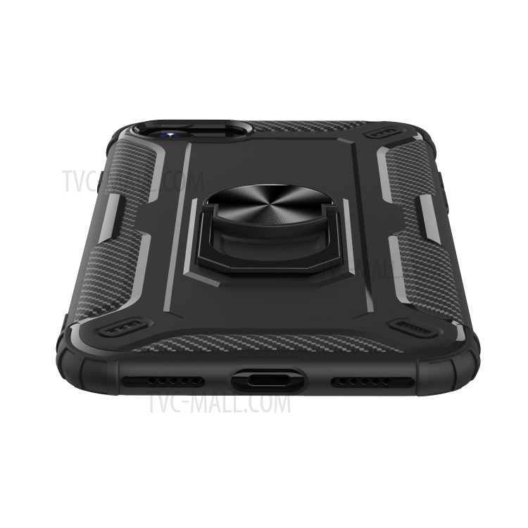 Kickstand Finger Ring TPU Case for iPhone 7/8/SE (2nd Generation) - Black-3