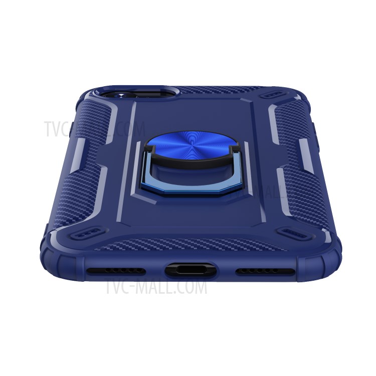 Kickstand Finger Ring TPU Case for iPhone 7/8/SE (2nd Generation) - Blue-3