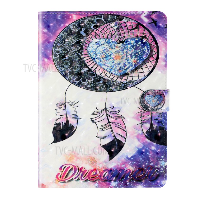 For iPad Pro 11-inch (2022) / (2021) / (2020) Light Spot Decor Pattern Printing Stand Leather Tablet Case - Dream Catcher-2