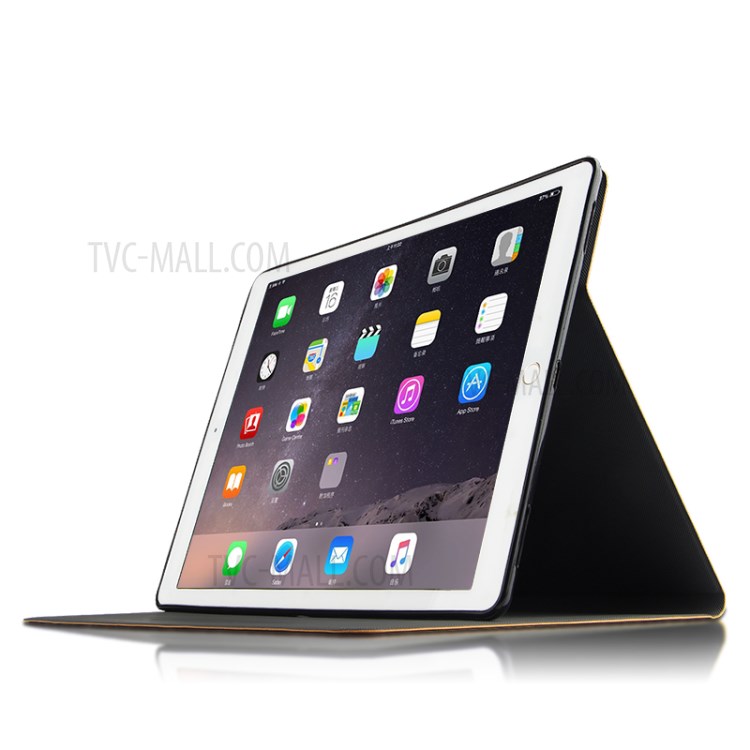 Ultra-thin Deer Pattern PU Leather + PC Tablet Protective Cover for iPad Pro 12.9-inch (2015)/iPad Pro 12.9 (2017) - Brown-2