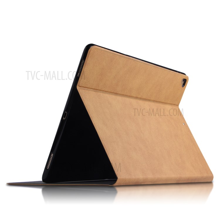 Ultra-thin Deer Pattern PU Leather + PC Tablet Protective Cover for iPad Pro 12.9-inch (2015)/iPad Pro 12.9 (2017) - Brown-3