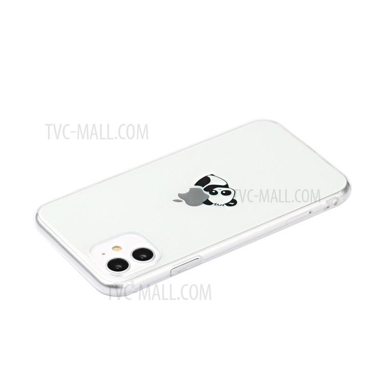 Шаблон Печать Мягкого ТП Мобильного Телефон Случае Для Apple Iphone 11 6,1 Дюйма - Лежа Панда-3
