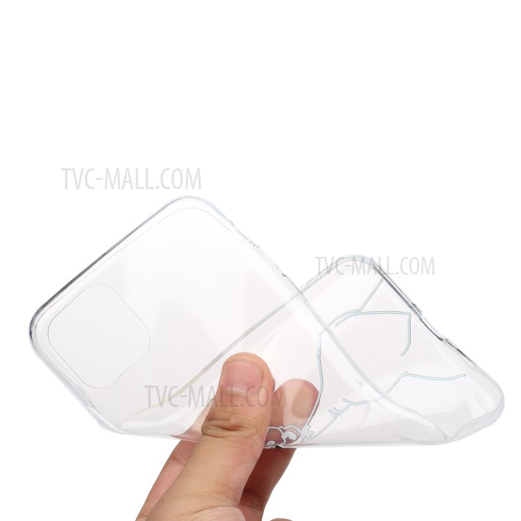 Creative Pattern Printing Clear TPU Phone Cover Case for iPhone 11 Pro Max 6.5 inch - Elephant-4