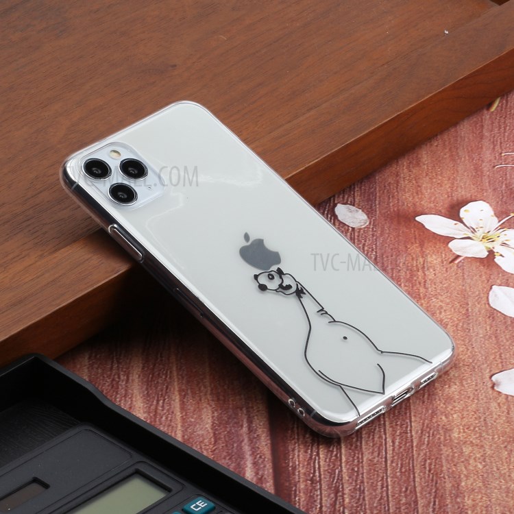 Creative Pattern Printing Clear TPU Phone Cover Case for iPhone 11 Pro Max 6.5 inch - Elephant-5