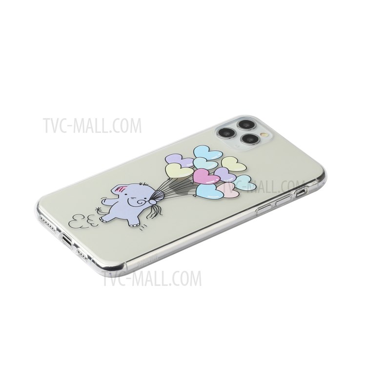Creative Pattern Printing Clear TPU Phone Cover Case for iPhone 11 Pro Max 6.5 inch - Balloon-2