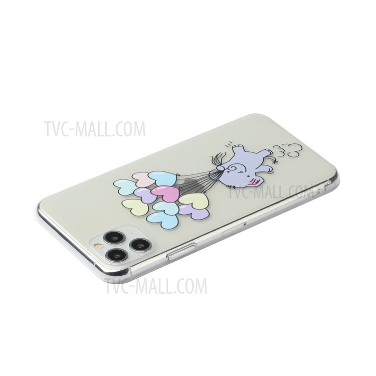 Creative Pattern Printing Clear TPU Phone Cover Case for iPhone 11 Pro Max 6.5 inch - Balloon-3