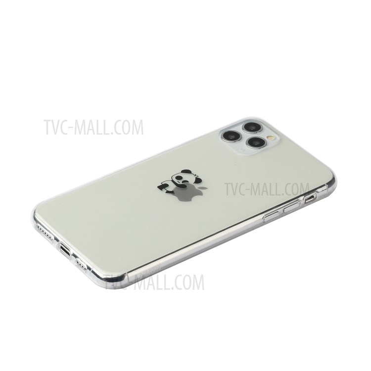 Творческая Печать Шаблона Ясно TPU Крышка Телефона Чехол Для Iphone 11 Про Макс 6,5 Дюйма - Панда-2
