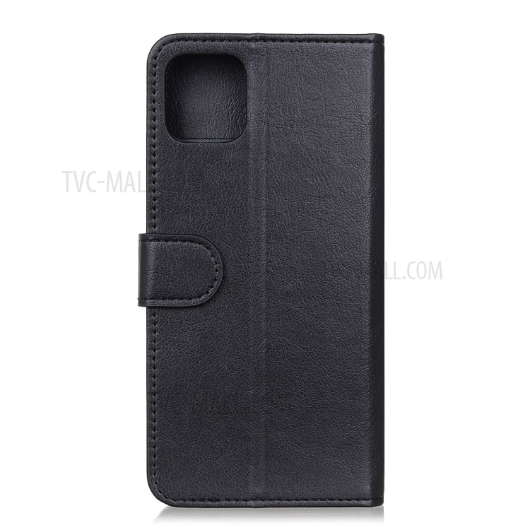 Pele De Couro Shell Única Lichia Para Iphone 12 Max / 12 Pro 6.1 Polegadas - Preto-6