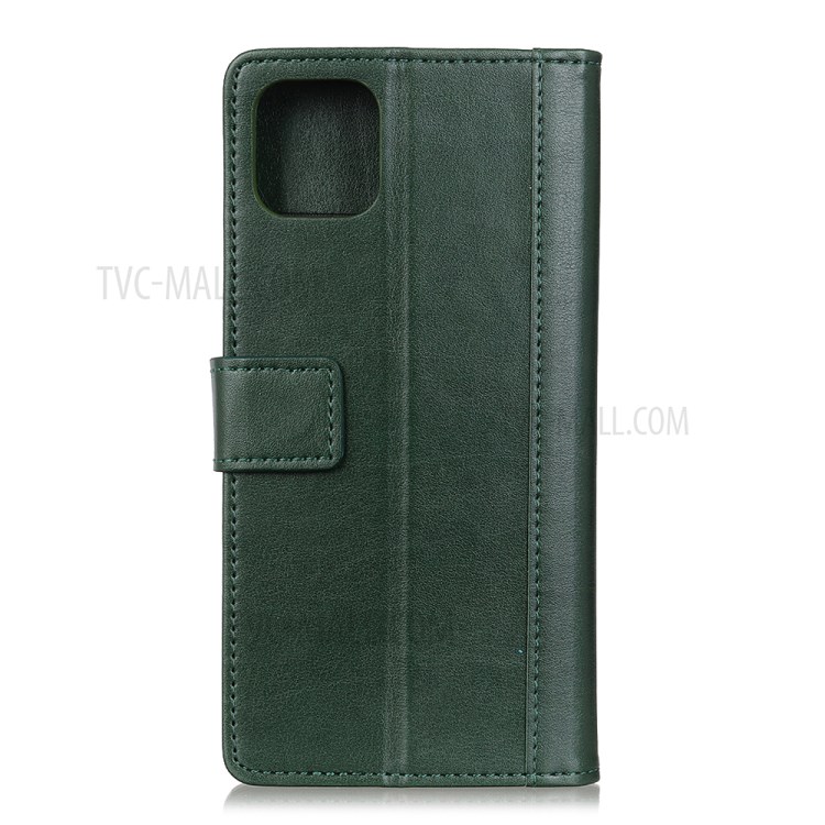 Porte-monnaie En Cuir PU Accessoire Cas Stand Pour IPhone 12 Pro / Max 6.1 Pouces - Vert-10