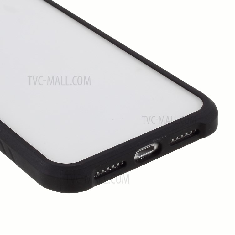 DIVI Tempered Glass + TPU Hybrid Case with Screen Protector for iPhone 11 6.1 inch - Black-7