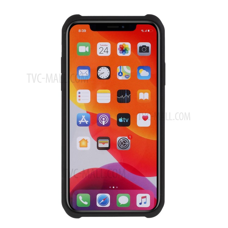 DIVI Tempered Glass + TPU Hybrid Case for iPhone 11 6.1 inch - Black-3
