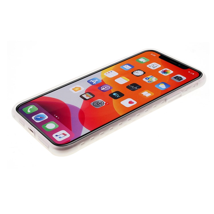 DIVI Frosted Soft TPU Cover with Tempered Glass Screen Protector for iPhone 11 6.1 inch-5