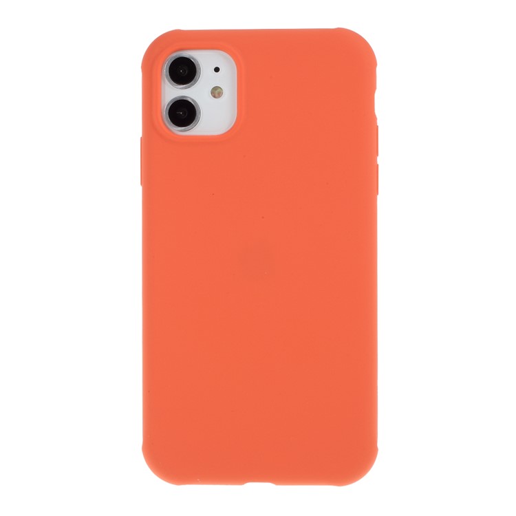DIVI Shockproof Liquid Silicone Shell Case for iPhone 11 6.1 inch - Coral-1