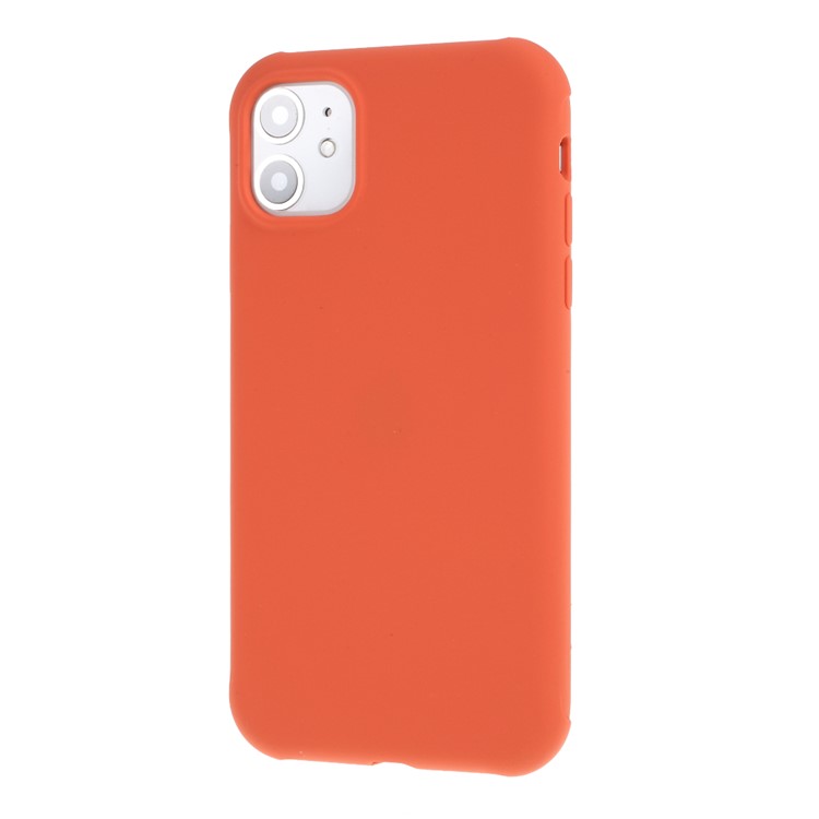 DIVI Shockproof Liquid Silicone Shell Case for iPhone 11 6.1 inch - Coral-2