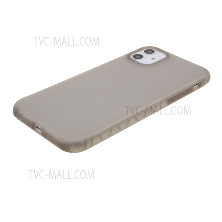DIVI Shockproof Liquid Silicone Shell Case for iPhone 11 6.1 inch - Transparent Black-4