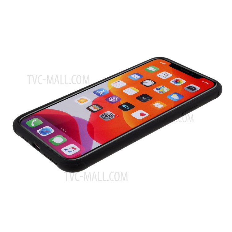 DIVI Shockproof Liquid Silicone Case Shell for iPhone 11 Pro Max 6.5 inch - Black-7