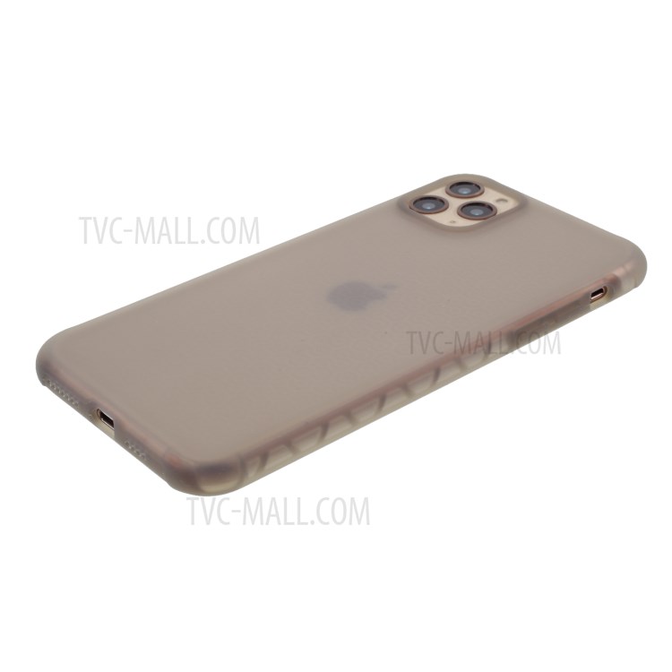 DIVI Shockproof Liquid Silicone Case Shell for iPhone 11 Pro Max 6.5 inch - Transparent Black-5