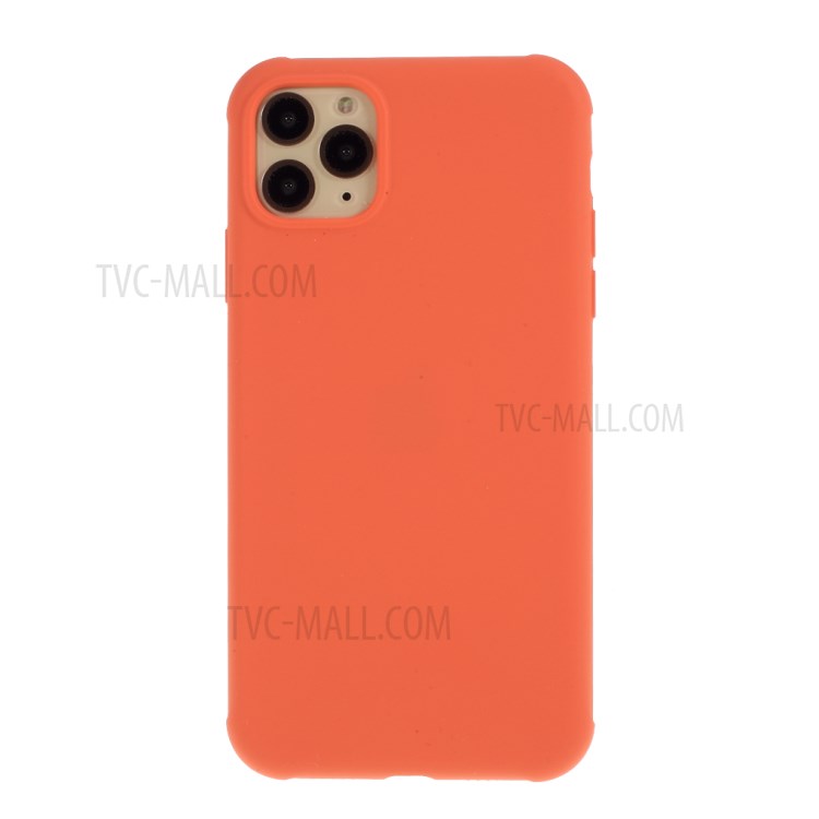 DIVI Shockproof Liquid Silicone Case Shell for iPhone 11 Pro Max 6.5 inch - Coral-1