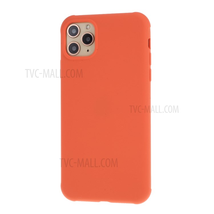 DIVI Shockproof Liquid Silicone Case Shell for iPhone 11 Pro Max 6.5 inch - Coral-2