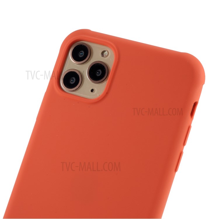 DIVI Shockproof Liquid Silicone Case Shell for iPhone 11 Pro Max 6.5 inch - Coral-4