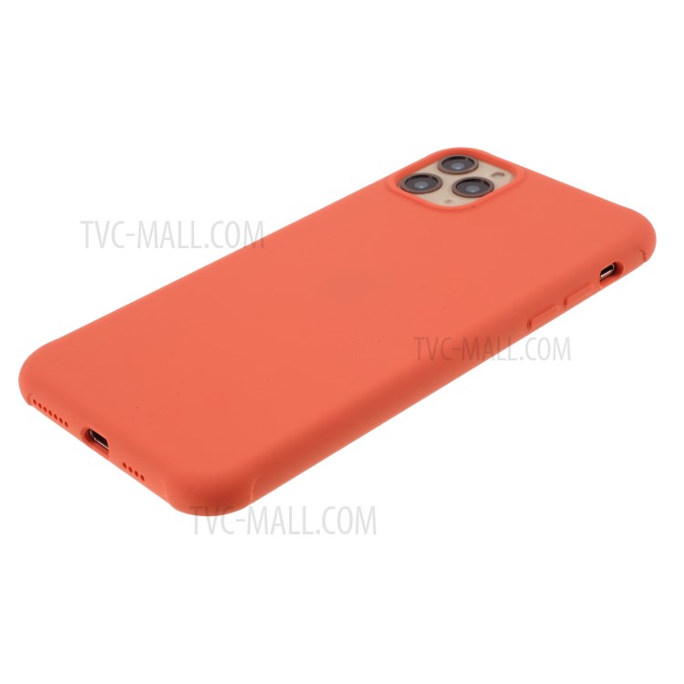 DIVI Shockproof Liquid Silicone Case Shell for iPhone 11 Pro Max 6.5 inch - Coral-5