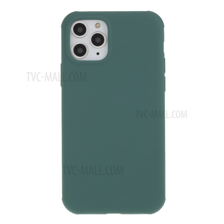 DIVI Shockproof Liquid Silicone Case for iPhone 11 Pro 5.8 inch - Midnight Green-1