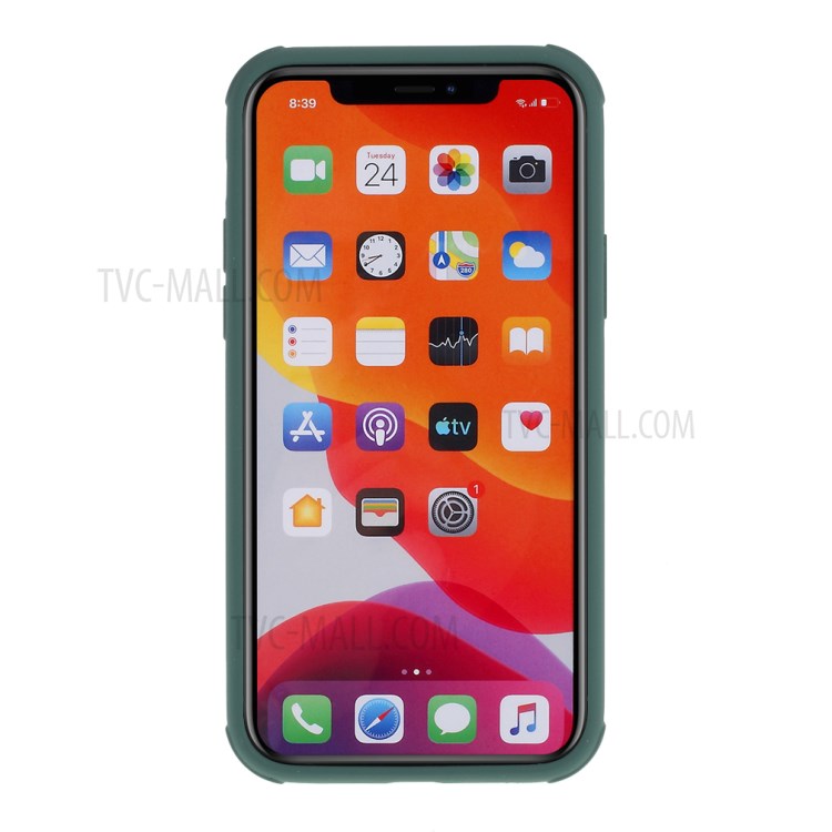 DIVI Shockproof Liquid Silicone Case for iPhone 11 Pro 5.8 inch - Midnight Green-3