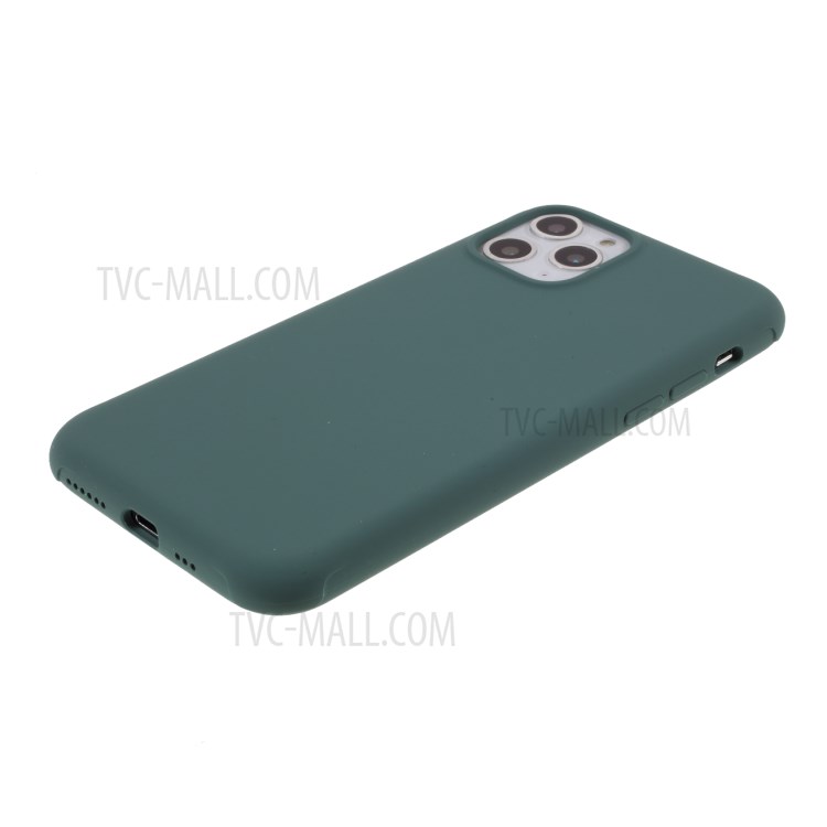 DIVI Shockproof Liquid Silicone Case for iPhone 11 Pro 5.8 inch - Midnight Green-4